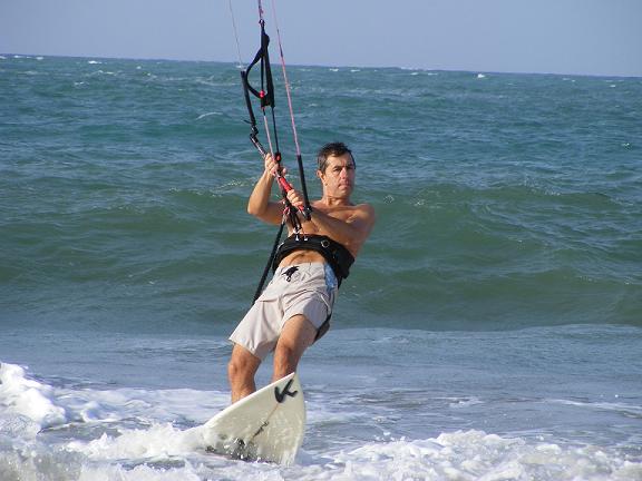 how to kiteboard