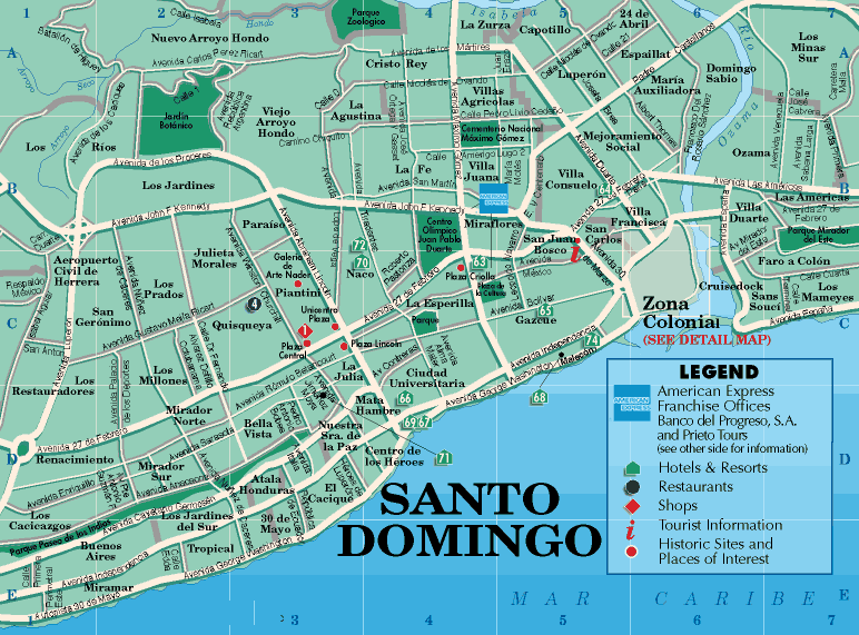 Santo Domingo Map